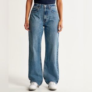 Abercrombie Curve Love High Rise Loose Jeans